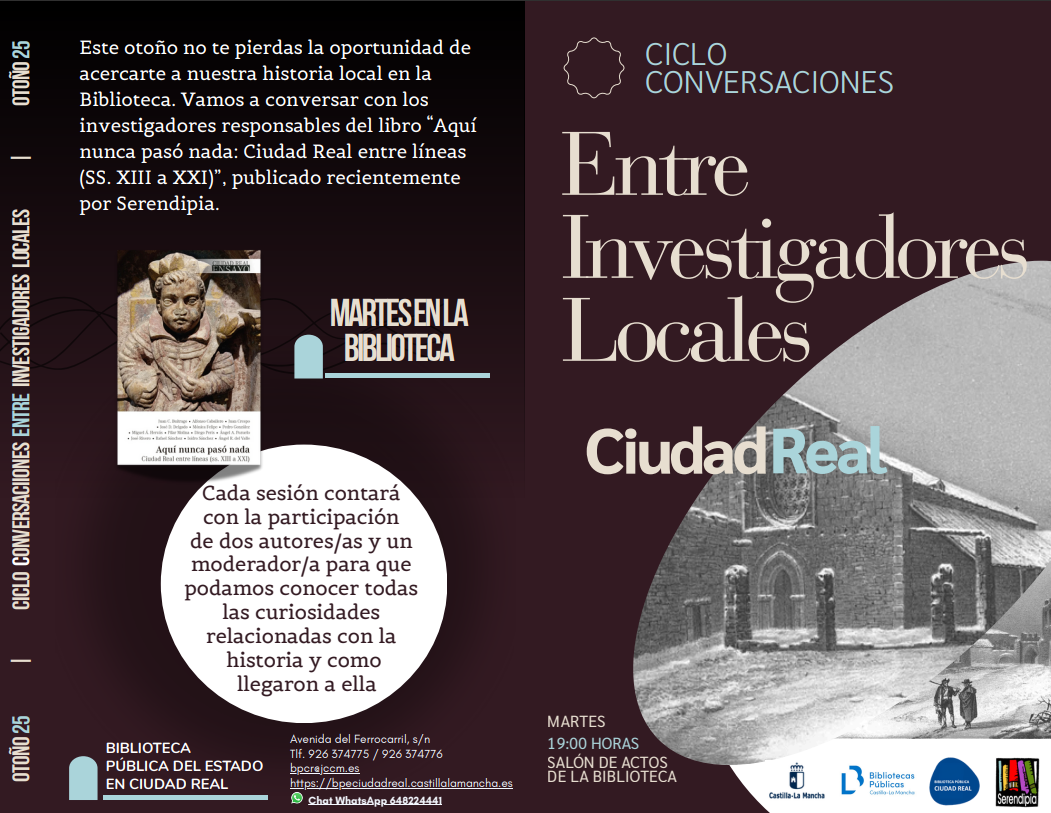 Díptico en PDF de las charlas