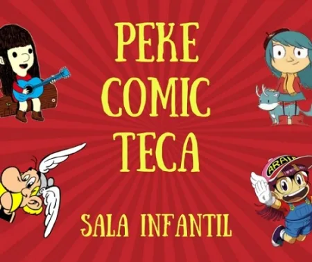 Cartel Peke-Cómic-Teca