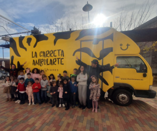 Imagen de los Cuentos en la “Carreta AmbulARTE”
