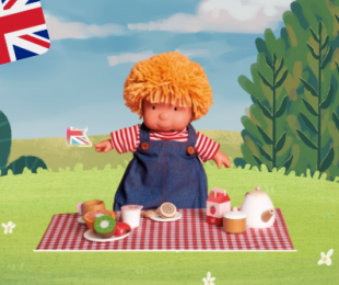 Imagen del Bebecuentos en inglés: &quot;Happy Birthday Sam!&quot;