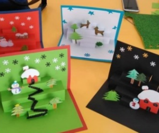 Imagen del Taller de Pop-Up navideño
