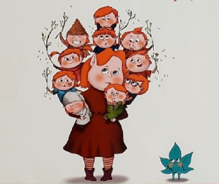 Imagen del Bebecuentos en inglés: &quot;Christmas with the Leaf family&quot;