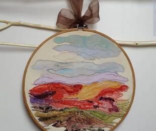 Imagen del Taller “Paisaje sobre bastidor”