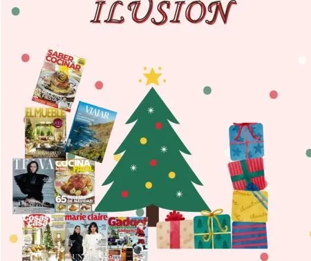 cartel de la exposicion de revistas navideñas