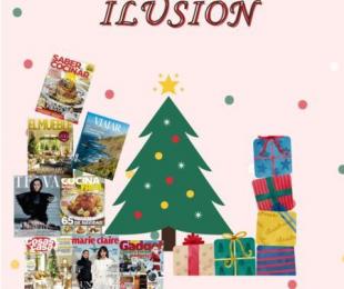 cartel de la exposicion de revistas navideñas