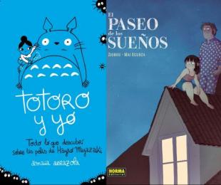 Imagen de Cómics destacados Totoro y yo de Amaia Arrazola y El paseo de los sueños de Mai Egurza