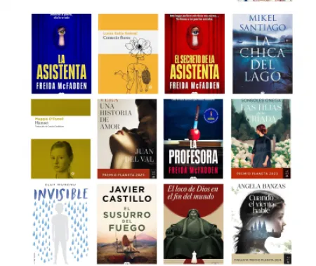 Imagen de los libros más demandados