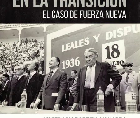 Portada del libro “La extrema derecha en la Transición: el caso de Fuerza Nueva”