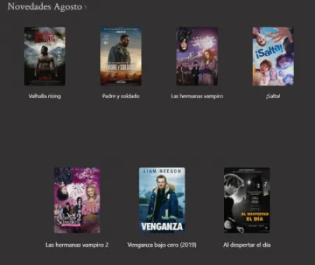 Imagen de las Novedades eFilm agosto
