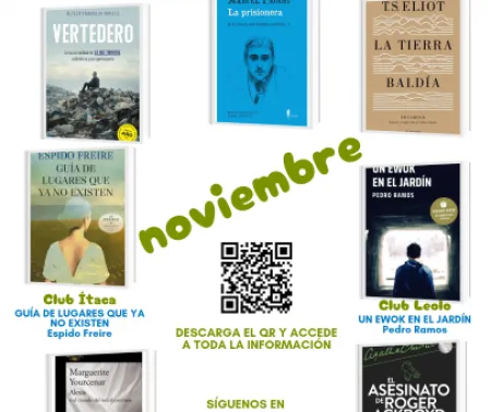 Imagen de los clubes de lectura virtuales de noviembre