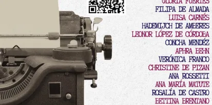 cartel de dia de las escritoras