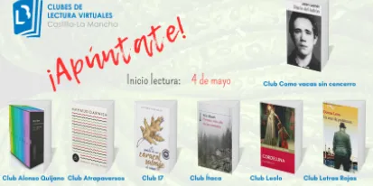 Imagen de los clubes de lectura virtuales de mayo