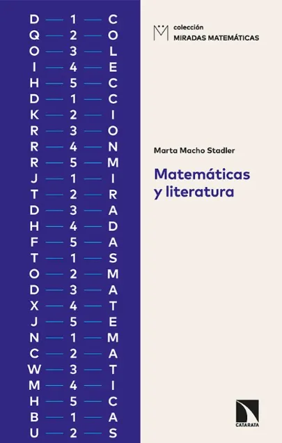 Portada del libro  Matemáticas y literatura