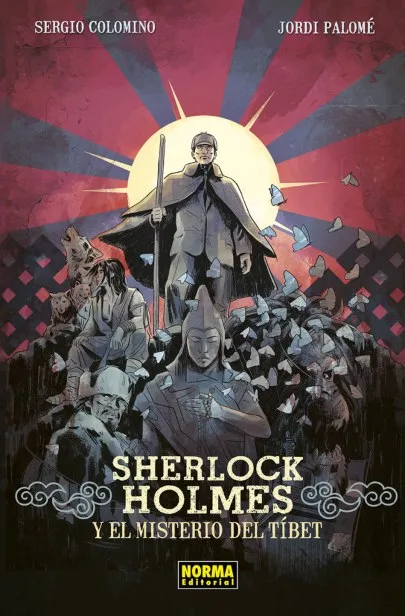 Portada del cómic Sherlock Holmes y el misterio del Tíbet