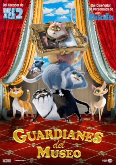 Portada de la película Guardianes del museo