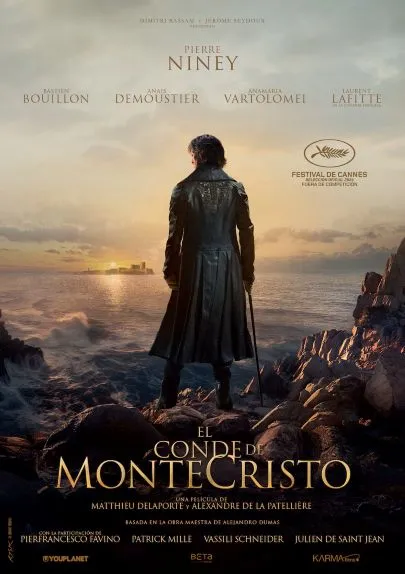Portada de la película El conde de Montecristo