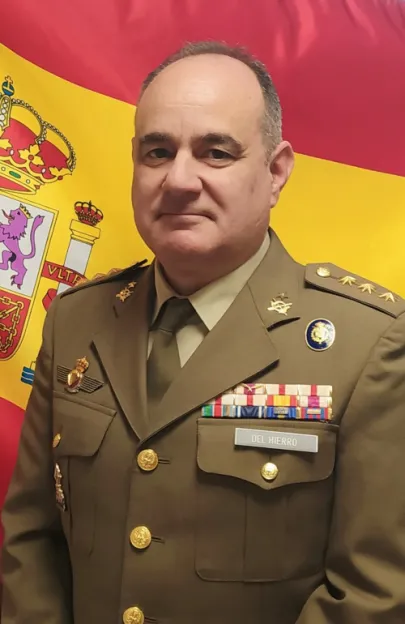 Imagen del Cnel. Juan del Hierro Rodrigo