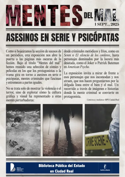 Imagen de la Exposición temática: “Mentes del mal: asesinos en serie y psicópatas”