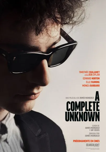 Portada de la película A Complete Unknown