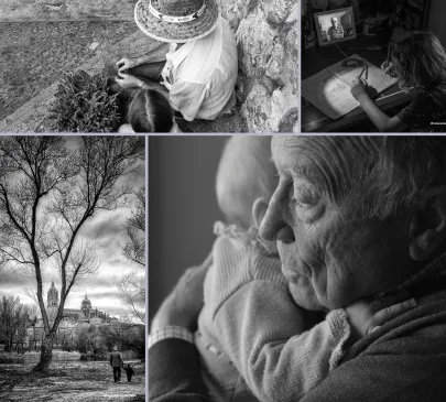 Imagen de la Exposición “Transformación en el modelo familiar contemporáneo: la realidad de los abuelos en la familia actual”