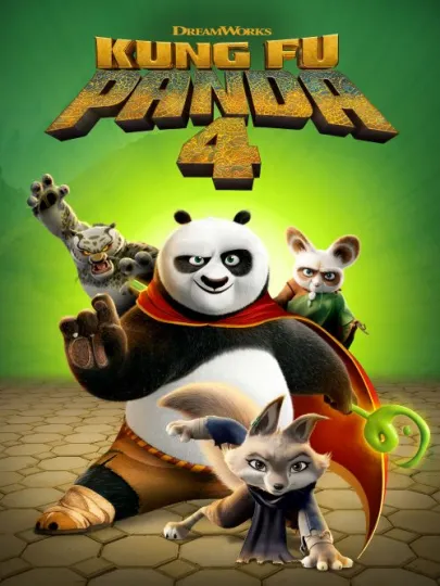 Portada de la película Kung Fu Panda 4