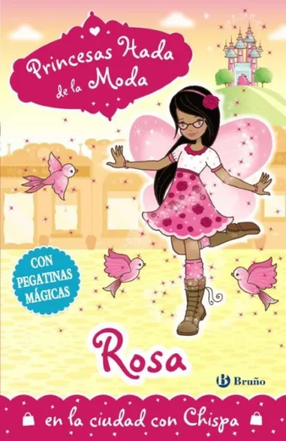 Portada del libro Rosa en la ciudad con chispa (Princesas hada de la moda)