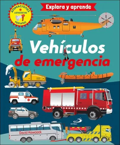 Portada del libro Vehículos de emergencia (Explora y aprende)