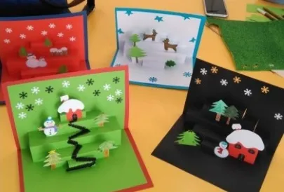 Imagen del Taller de Pop-Up navideño