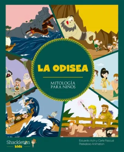Portada del libro La Odisea. Mitología para niños