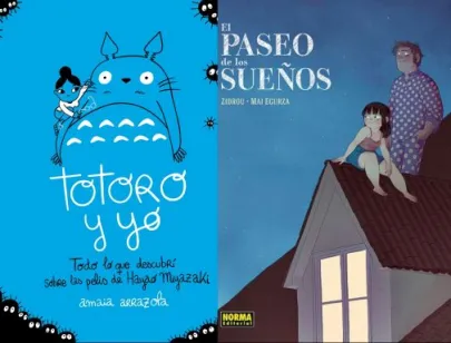 Imagen de Cómics destacados Totoro y yo de Amaia Arrazola y El paseo de los sueños de Mai Egurza