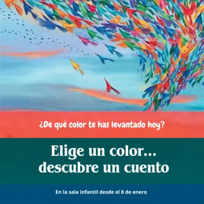 Imagen de la Exposición temática: “Elige un color… descubre un cuento”