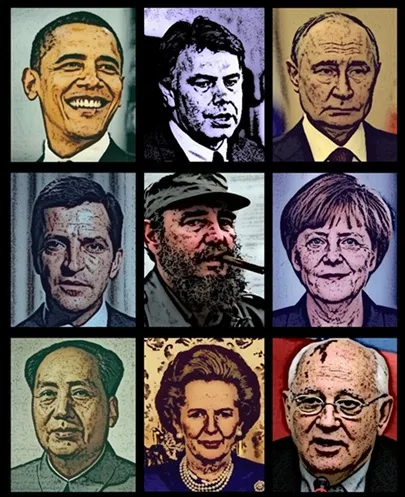 Imagen de la Exposición temática “Retratos de Poder: Biografías de Grandes Políticos del siglo XX"