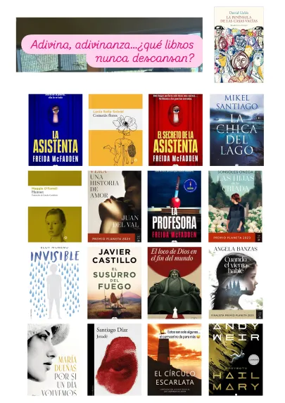 Imagen de los libros más demandados