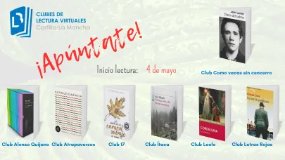 Imagen de los clubes de lectura virtuales de mayo