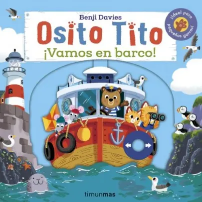 Portada del libro ¡Vamos en barco! (Osito Tito)