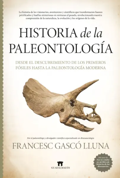 Portada del libro Historia de la paleontología