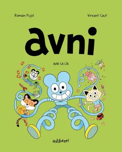 Portada del cómic Avni la lía (Avni, 4)