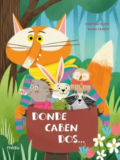 Portada del libro Donde caben dos…