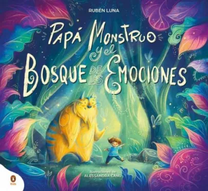 Portada del libro Papá monstruo y el bosque de las emociones