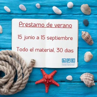 Cartel de préstamo de verano 2026