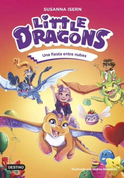 Portada del libro Una fiesta entre nubes (Little dragons, 3)