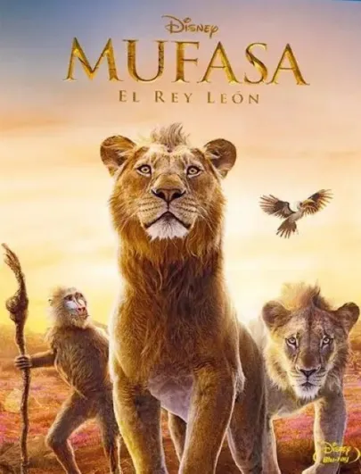 Portada de la película Mufasa: el Rey león