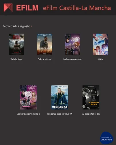 Imagen de las Novedades eFilm agosto