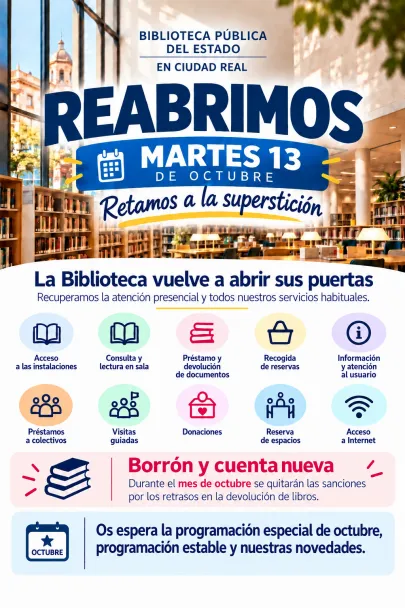 cartel de la reapertura