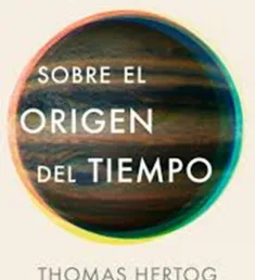 Portada del libro Sobre el origen del tiempo