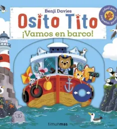 Portada del libro ¡Vamos en barco! (Osito Tito)
