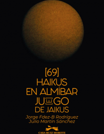 Portada del libro "Ju(e)go de jaikus" (69 Haikus en almíbar)