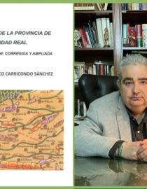 Portada del libro Toponimia de la provincia de Ciudad Real e imagen de Carricondo de Ca
