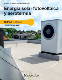 Portada del libro Energía solar fotovoltaica y aerotermia 