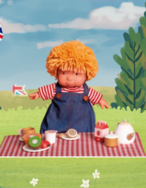 Imagen del Bebecuentos en inglés: "Happy Birthday Sam!"